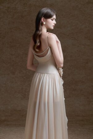 A-line-Cowl-Neck-Voile-Maxi-Dress-Delicate-alleiz-2