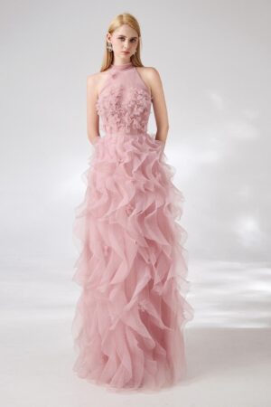 A-line-Flower-Applique-Organza-Floor-Length-Dress-Happy-Clothing-alleiz-8