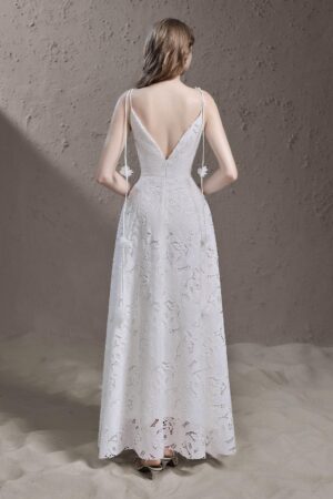 A-line-Plunge-Neck-Lace-Floor-Length-Dress-Delicate-alleiz-3