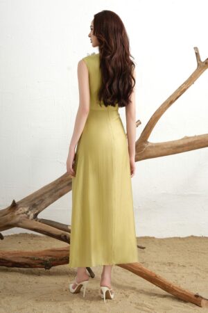 A-line-Sleeveless-Silk-Chiffon-Floor-Length-Dress-DeNio-alleiz-3