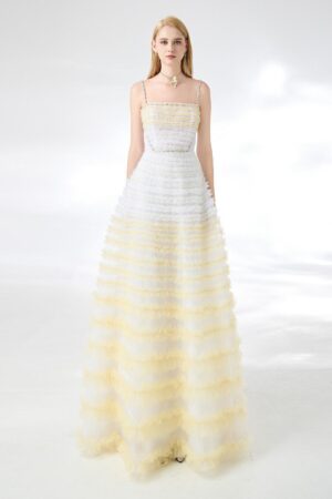 Ball-Gown-Ruffle-Trim-Organza-Floor-Length-Dress-Happy-Clothing-alleiz-6