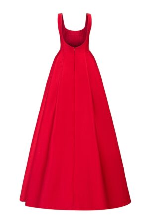 Ball-Gown-Square-Neck-Crepe-Floor-Length-Dress-TRACY-STUDIO-alleiz-17