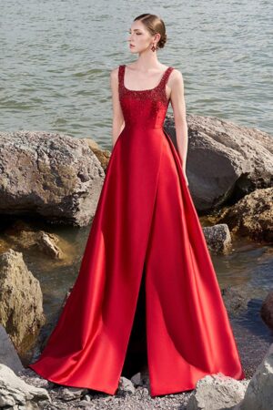 Ball-Gown-Square-Neck-Crepe-Floor-Length-Dress-TRACY-STUDIO-alleiz-18