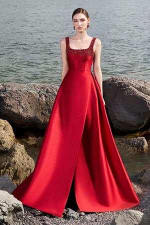 Ball-Gown-Square-Neck-Crepe-Floor-Length-Dress-TRACY-STUDIO-alleiz-19