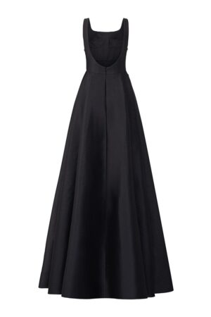 Ball-Gown-Square-Neck-Crepe-Floor-Length-Dress-TRACY-STUDIO-alleiz-3