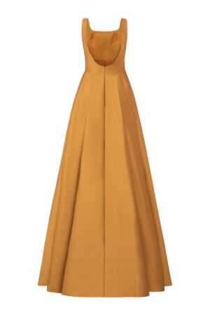 Ball-Gown-Square-Neck-Crepe-Floor-Length-Dress-TRACY-STUDIO-alleiz-8