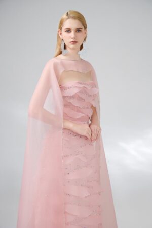 Cape-Ruffle-Layer-Organza-Floor-Length-Set-Happy-Clothing-alleiz-3