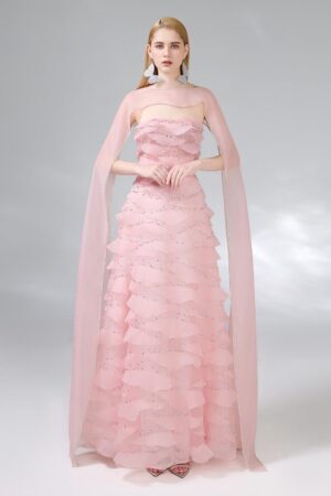 Cape-Ruffle-Layer-Organza-Floor-Length-Set-Happy-Clothing-alleiz-7