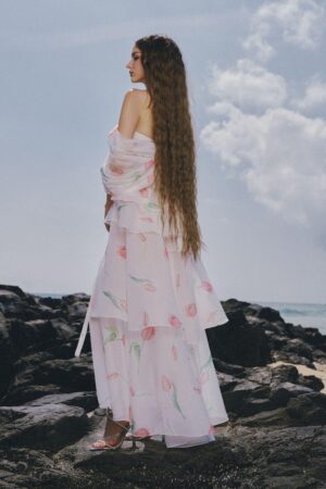 Deer-Layered-Off-Shoulder-Chiffon-Ankle-Length-Dress-LINH-PHUNG-alleiz-4