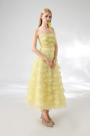 Fit-and-Flare-Straight-Across-Neck-Organza-Midi-Dress-Happy-Clothing-alleiz-3