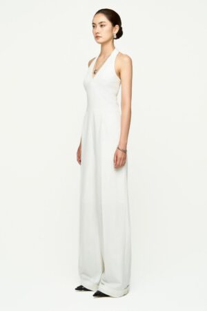 Halter-Side-Pocket-Twill-Floor-Length-Jumpsuit-Hobb-alleiz-4