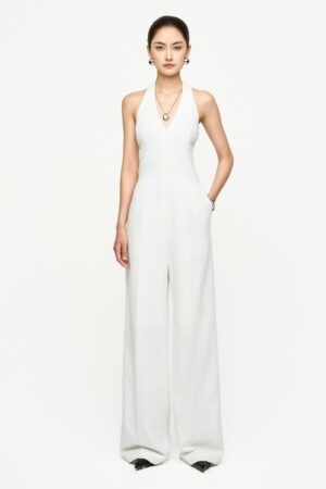 Halter-Side-Pocket-Twill-Floor-Length-Jumpsuit-Hobb-alleiz-5