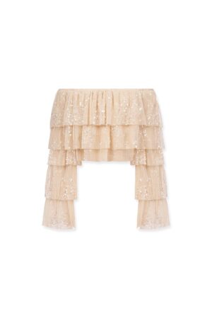 Layered-Off-Shoulder-Tulle-Top-BELOVED-alleiz-2