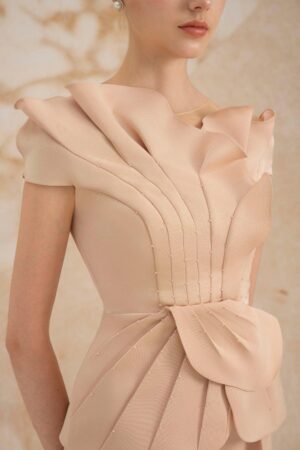 Peplum-Asymmetric-Neck-Silk-Ankle-Length-Set-Rosee-de-Matin-alleiz-1