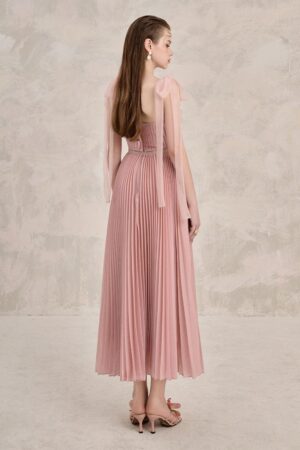 Pleated-Corset-Waist-Silk-Midi-Dress-LINH-PHUNG-alleiz-5