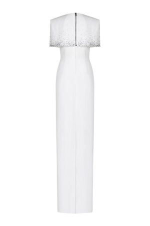 Sheath-Back-Slit-Crepe-Floor-Length-Dress-LEKIEU-alleiz-2