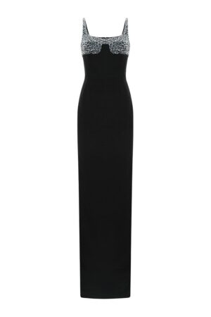 Sheath-Corset-Waist-Crepe-Floor-Length-Dress-LEKIEU-alleiz