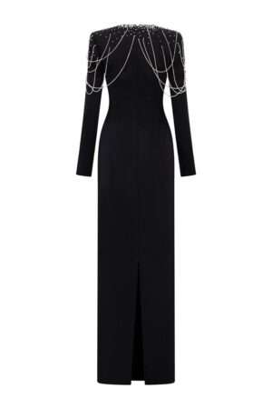 Sheath-Teardrop-Cut-Out-Crepe-Floor-Length-Dress-TRACY-STUDIO-alleiz-2