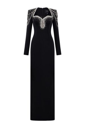 Sheath-Teardrop-Cut-Out-Crepe-Floor-Length-Dress-TRACY-STUDIO-alleiz