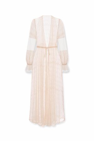 Straight-Poet-Sleeved-Tulle-Ankle-Length-Robe-BELOVED-alleiz