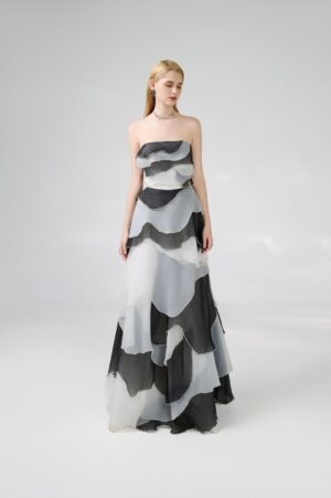 Strapless-Back-Zipper-Organza-Floor-Length-Dress-Happy-Clothing-alleiz-6