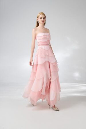 Strapless-Layered-Organza-Ankle-Length-Dress-Happy-Clothing-alleiz-4