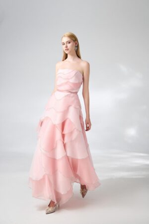 Strapless-Layered-Organza-Ankle-Length-Dress-Happy-Clothing-alleiz-6